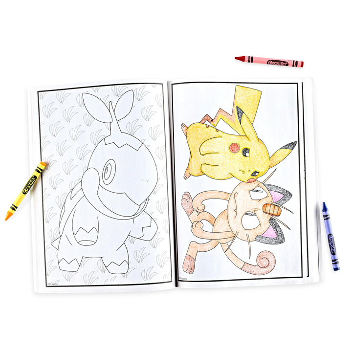 CRAYOLA Pokémon 96-Page Coloring Book with Sticker Sheet