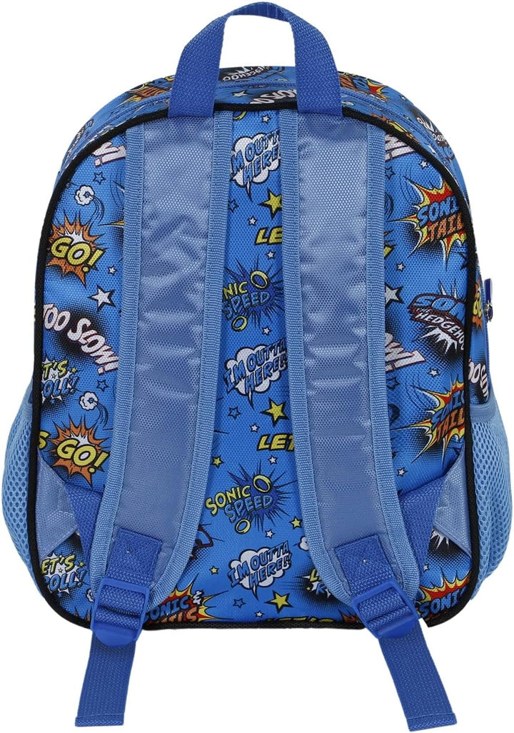 Karactermania Sega-Sonic Lets Roll Small 3D Backpack, Blue (04467)