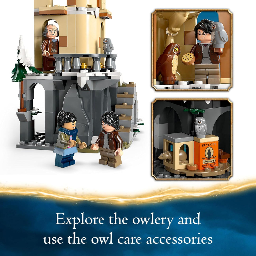 LEGO Harry Potter Hogwarts Castle Owlery 76430 - Building Set for Kids 8+