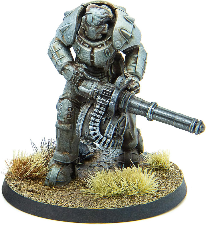 Modiphius Fallout: Wasteland Warfare Unaligned X-01 Power Armor Miniatures Set (MUH0190806)