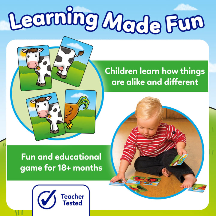 Orchard Toys Farmyard Heads & Tails Card Game