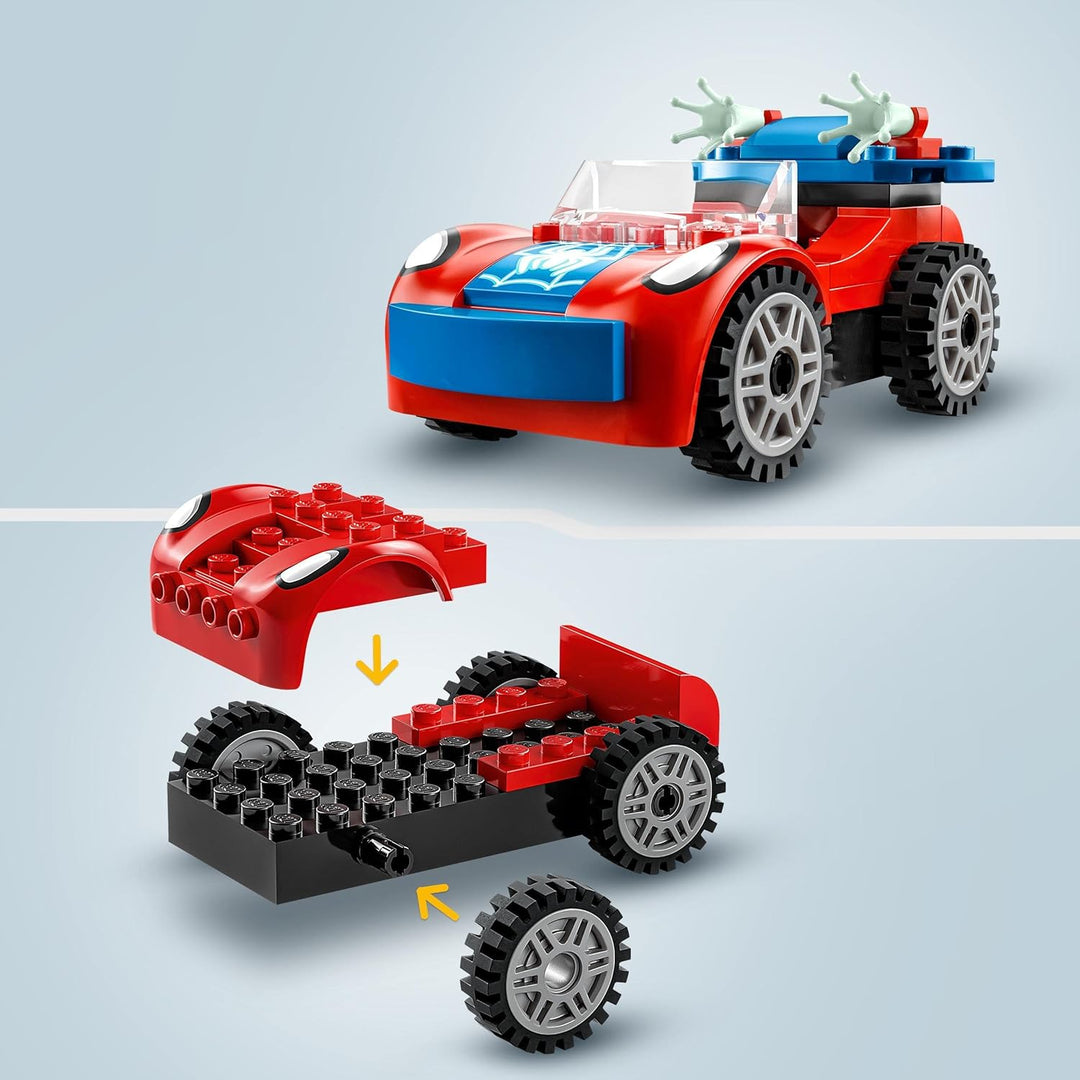 LEGO 10789 Marvel Spider-Man's Car and Doc Ock Playset - Building Toy for Kids 4+