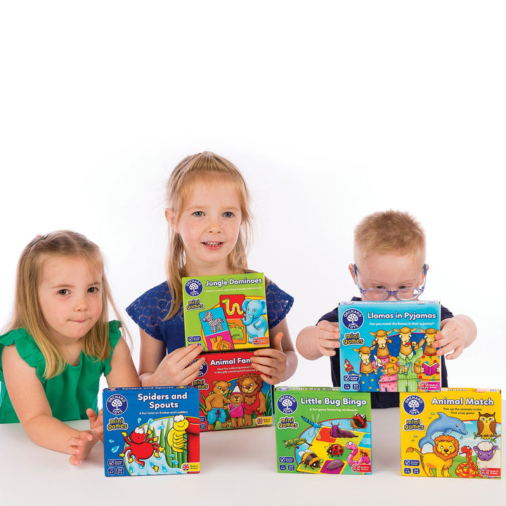Orchard Toys Little Bug Bingo Mini Game for Kids - Travel Size Matching Game for 3+ Year Olds