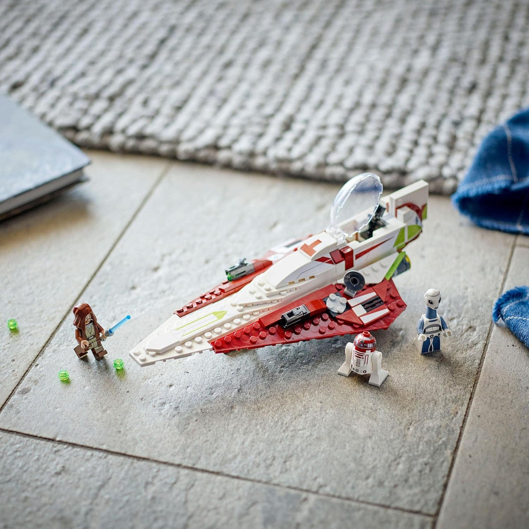LEGO 75333 Star Wars Obi-Wan Kenobi’s Jedi Starfighter Building Set for Kids 7+