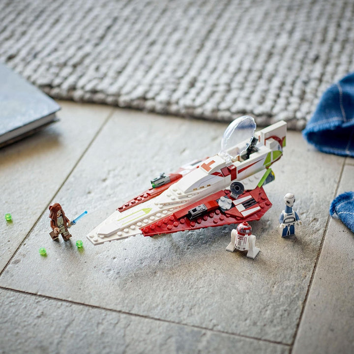 LEGO 75333 Star Wars Obi-Wan Kenobi’s Jedi Starfighter Building Set for Kids 7+