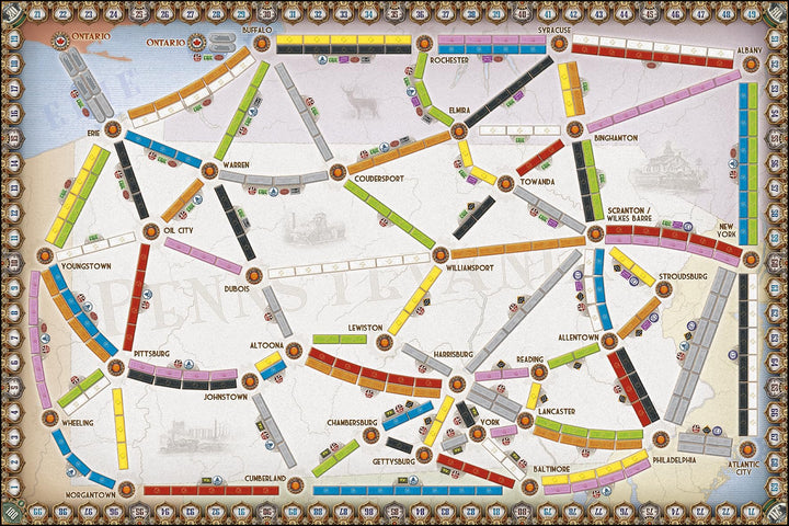 Days of Wonder Ticket to Ride United Kingdom & Pennsylvania Expansion