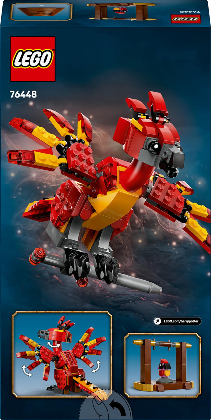 LEGO Harry Potter 76448 Fawkes: Dumbledore’s Phoenix Buildable Figure - 299-Piece Play & Display Set for Ages 8+