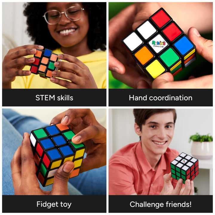 Rubik's Cube 3x3 Brain Teaser Puzzle by Spin Master