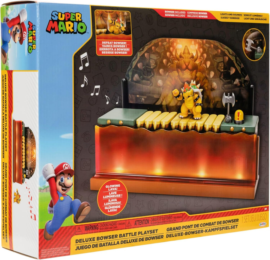 Super Mario Deluxe Bowser Battle Playset - Nintendo Switch (2023)