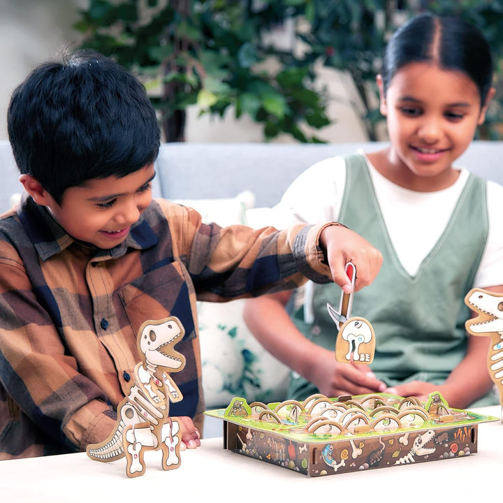 Orchard Toys Dinosaur Dig Game - 3D Memory Board Game for Kids