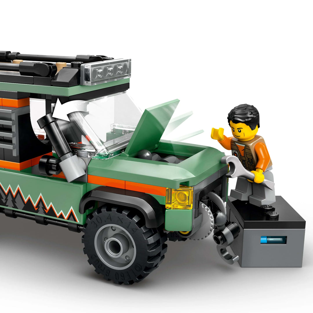 LEGO City Off-Road 4x4 Mountain Truck Toy Set - Building Vehicle Playset for Kids 6+