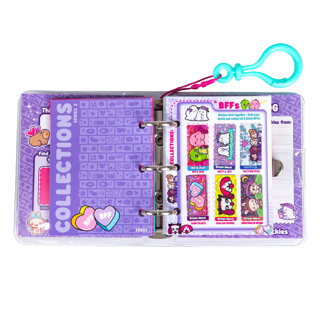 Sky Castle Sticki Rolls Series 2 - Wearable & Shareable Holographic Sticker Book