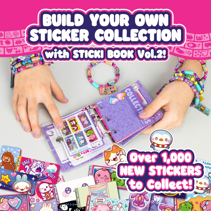 Sky Castle Sticki Rolls Series 2 - Wearable & Shareable Holographic Sticker Book