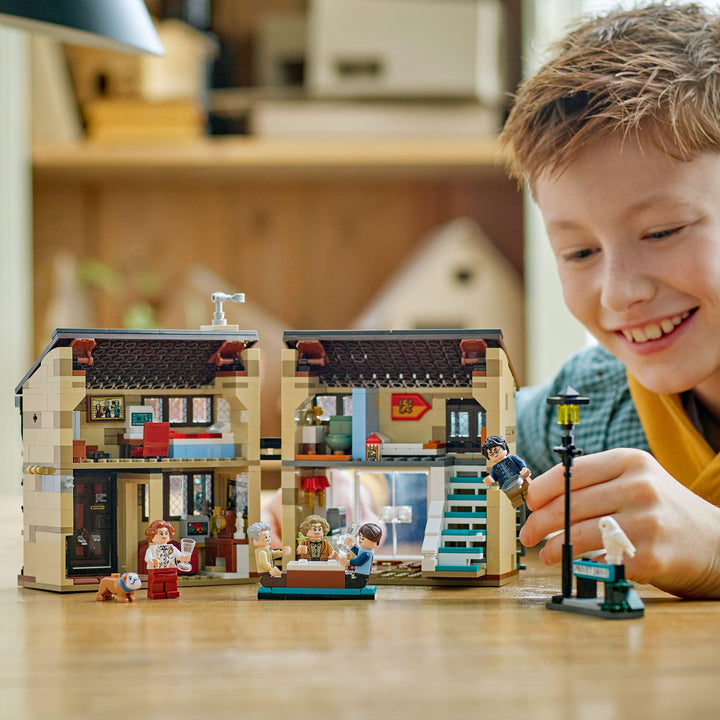 LEGO Harry Potter Privet Drive: Aunt Marge's Visit - Buildable House Playset with Minifigures for Ages 8+