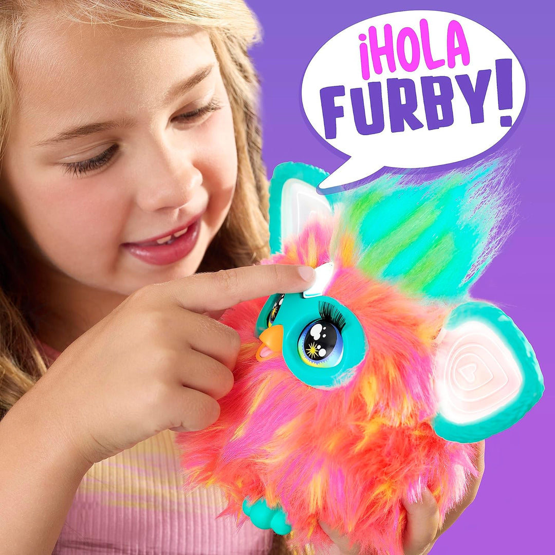 Furby Coral - Interactive Talking & Dancing Toy for Kids 6+