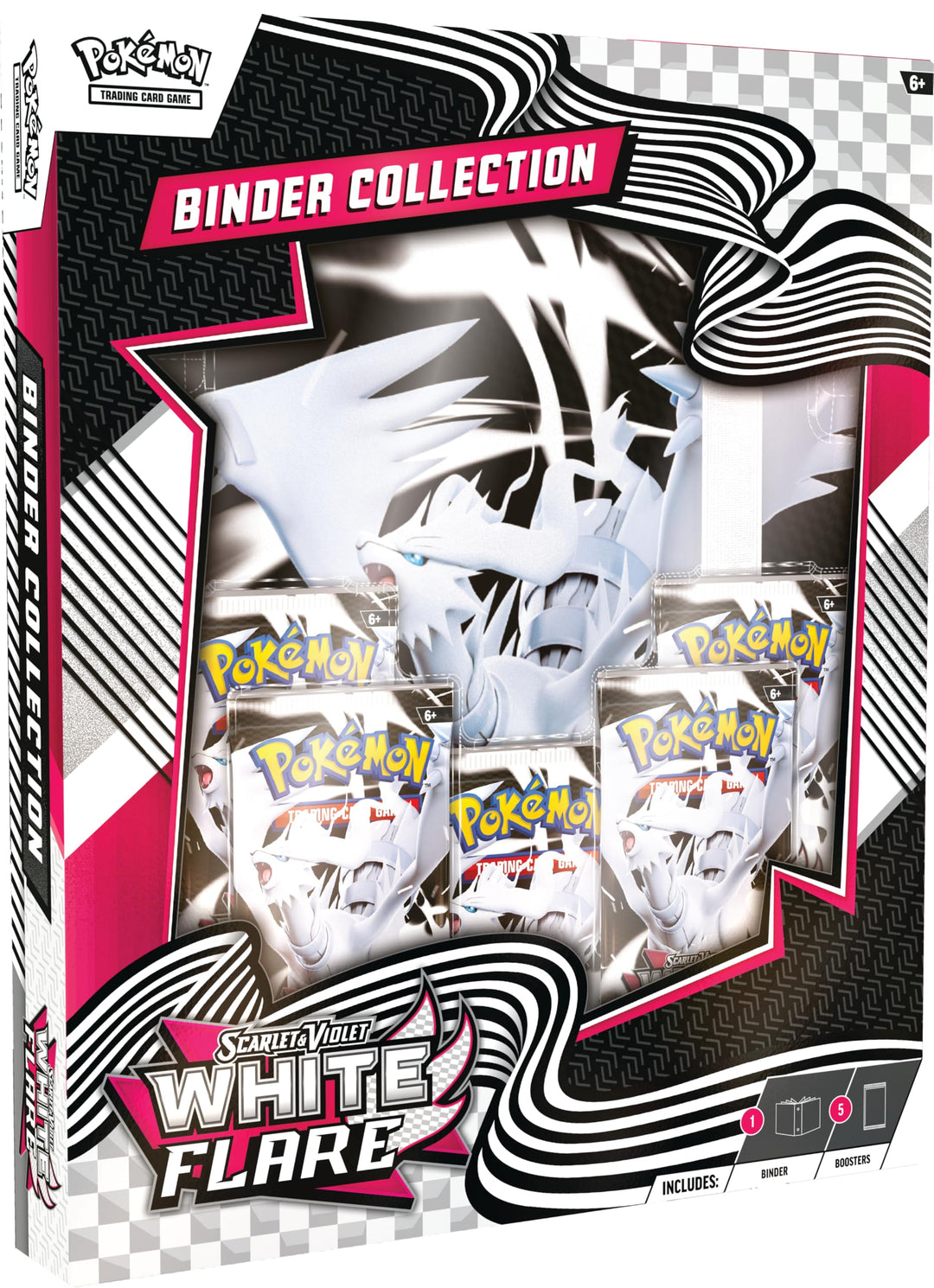 Pokémon TCG: Scarlet & Violet—White Flare Binder Collection with Reshiram Art