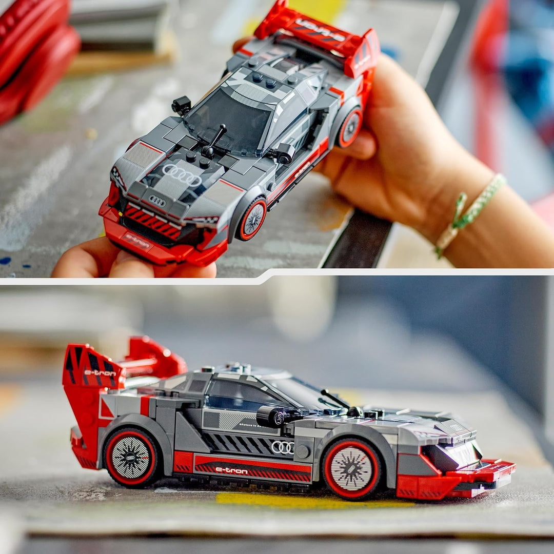 LEGO Speed Champions Audi S1 e-tron quattro Race Car Toy - Buildable Model for Ages 9+