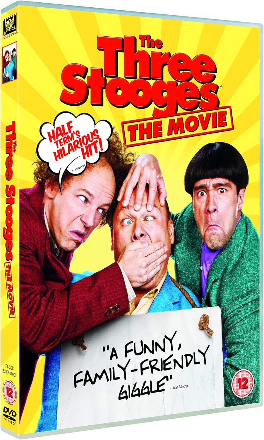 The Three Stooges (DVD) - Starring Sean Hayes, Will Sasso - Directed by Bobby Farrelly & Peter Farrelly - Comedy Film - Rated Suitable for 12 Years and Over