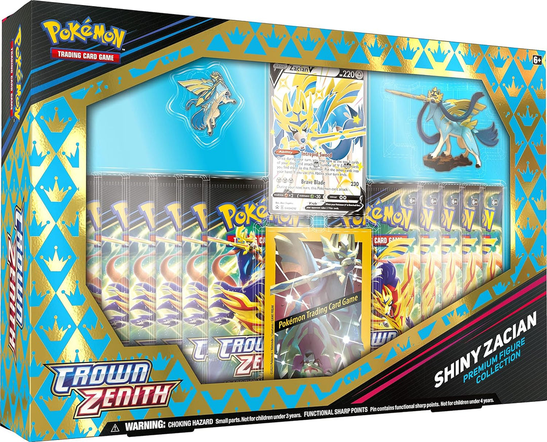 Pokemon Crown Zenith Premium Figure Collection - Shiny Zacian/Zam