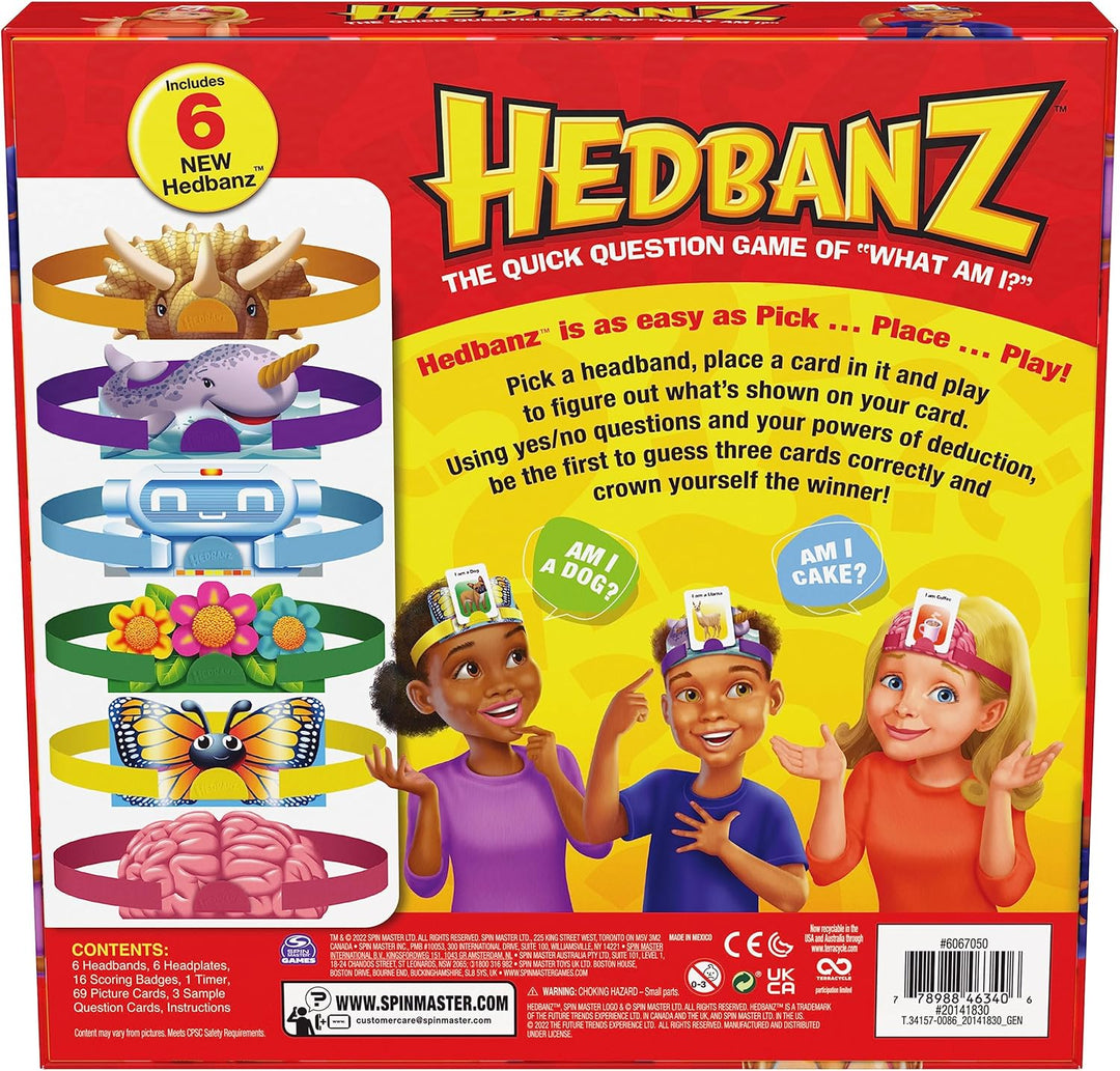 Spin Master Hedbanz 2nd Edition Picture Guessing Board Game