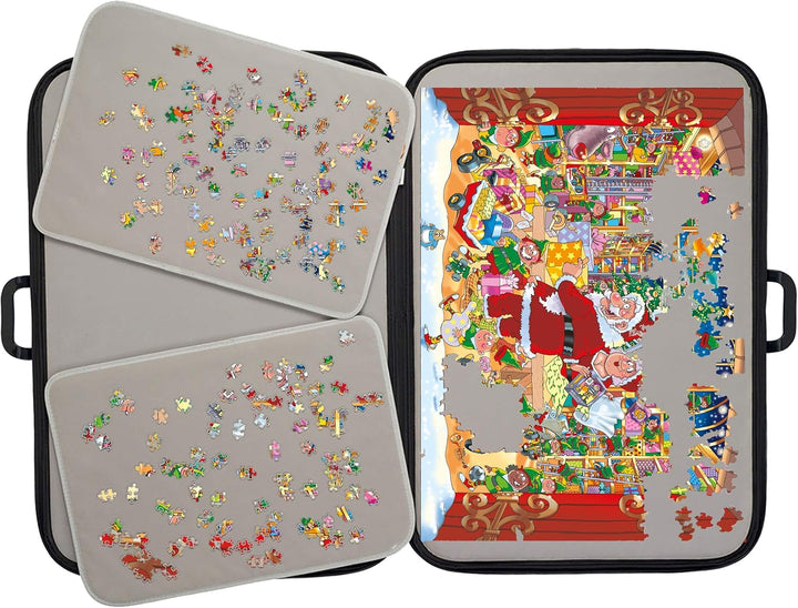 Jumbo Portapuzzle Deluxe - 1000-Piece Jigsaw Puzzle Storage & Transport Case