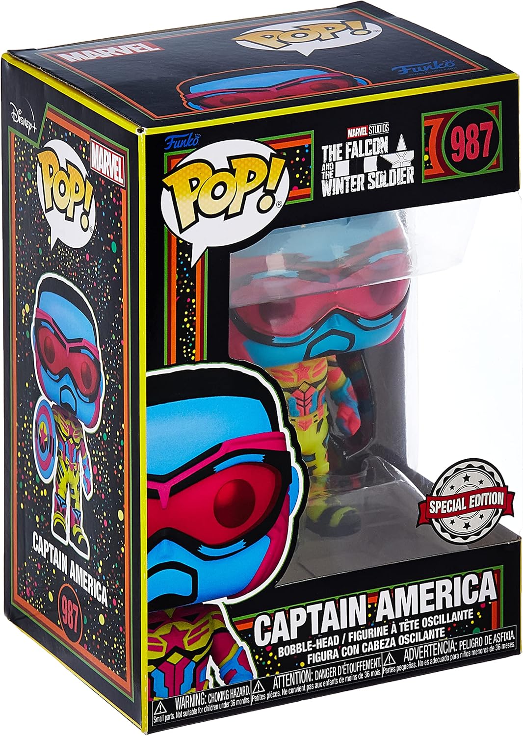 Funko Pop! Marvel The Falcon and The Winter Soldier - Captain America Vinyl Figure (987)