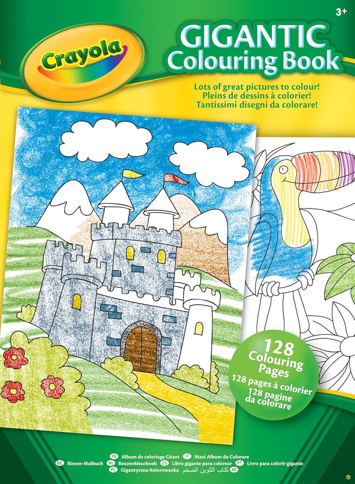 CRAYOLA Gigantic Colouring Book - 128 A4 Pages of Colouring Fun for Kids