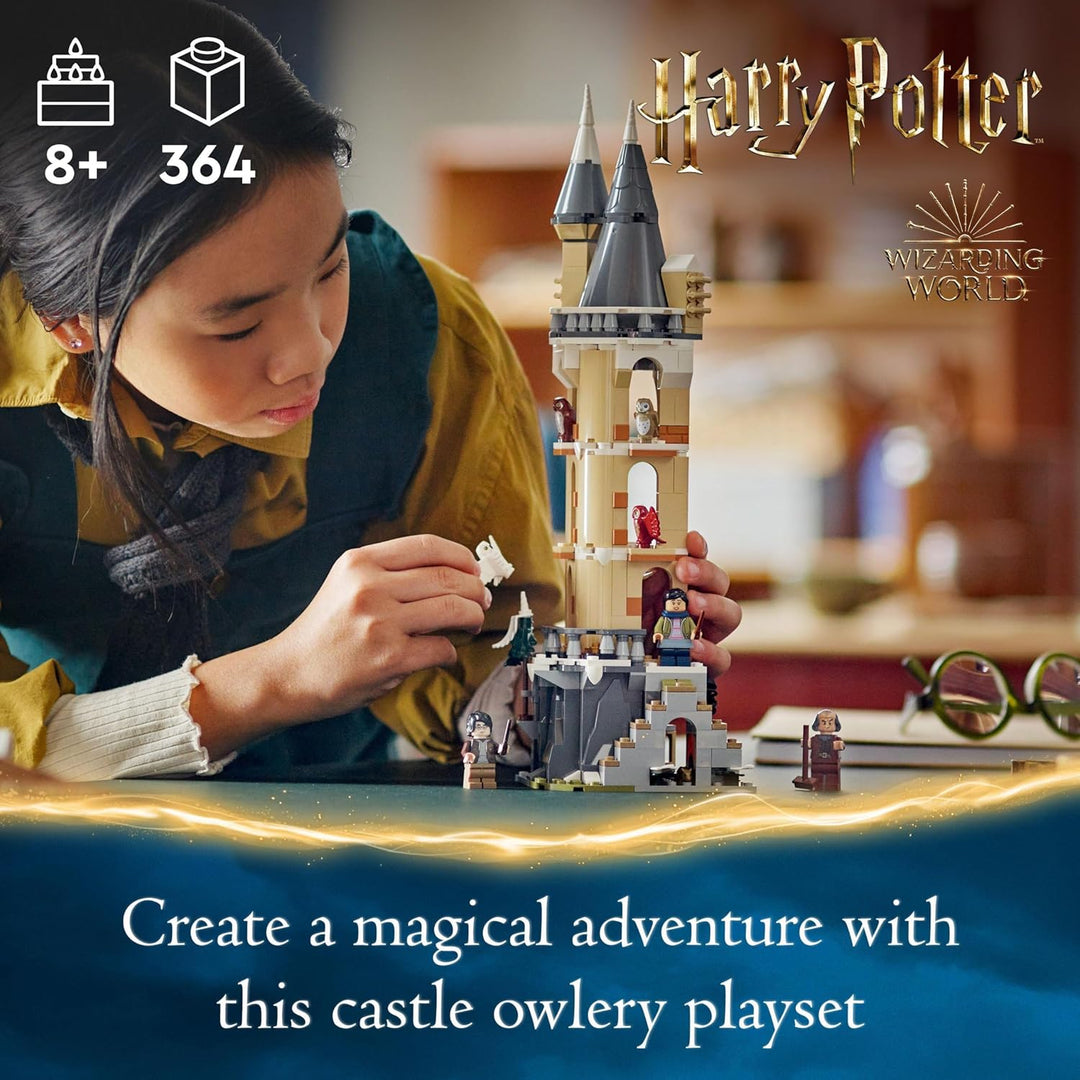 LEGO Harry Potter Hogwarts Castle Owlery 76430 - Building Set for Kids 8+