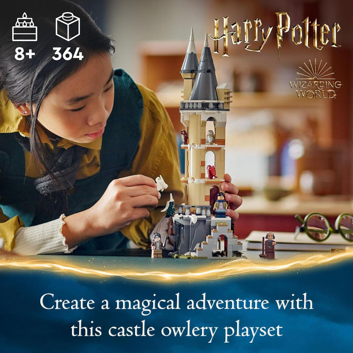 LEGO Harry Potter Hogwarts Castle Owlery 76430 - Building Set for Kids 8+