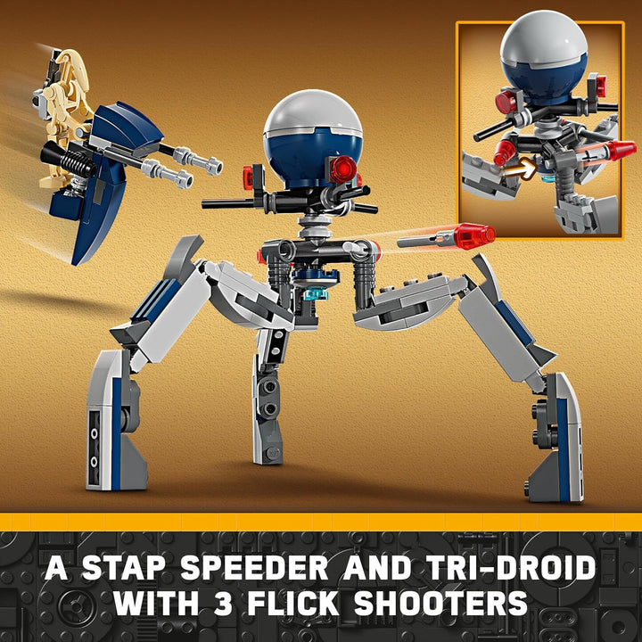 LEGO Star Wars Clone Trooper & Battle Droid Battle Pack - Building Toy Playset for Kids 7+