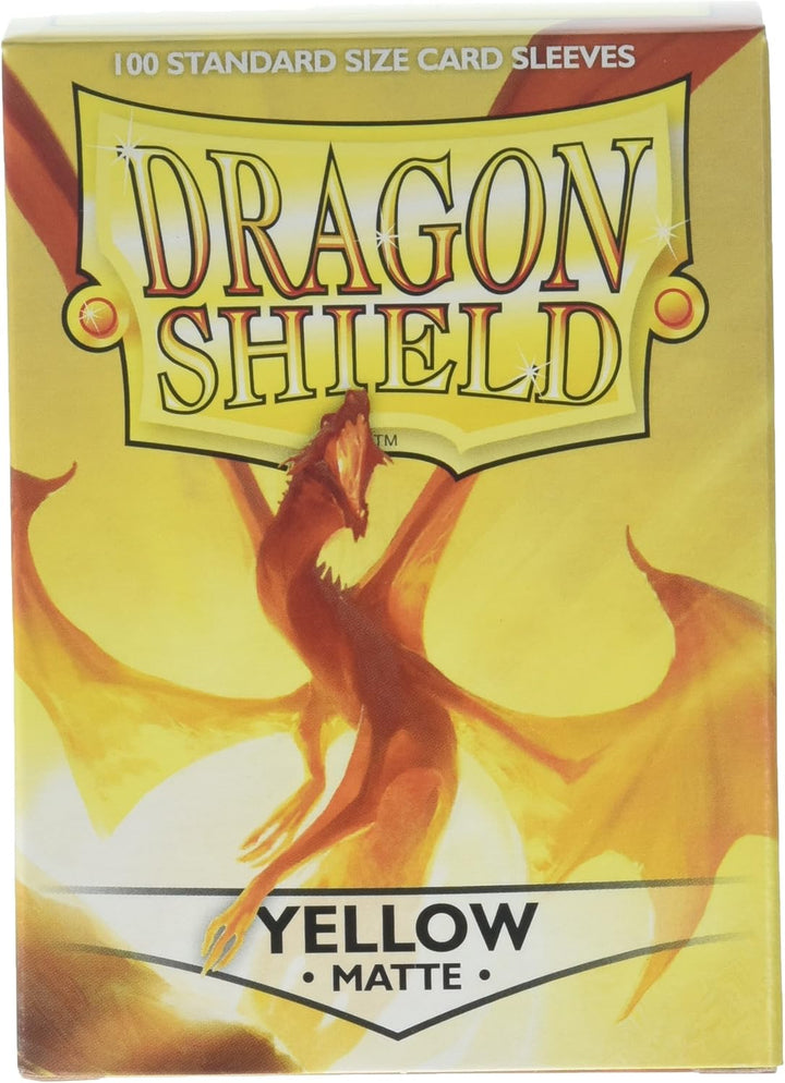 Arcane Tinmen Dragon Shield Card Game Sleeves - Matte Yellow (ART11014)