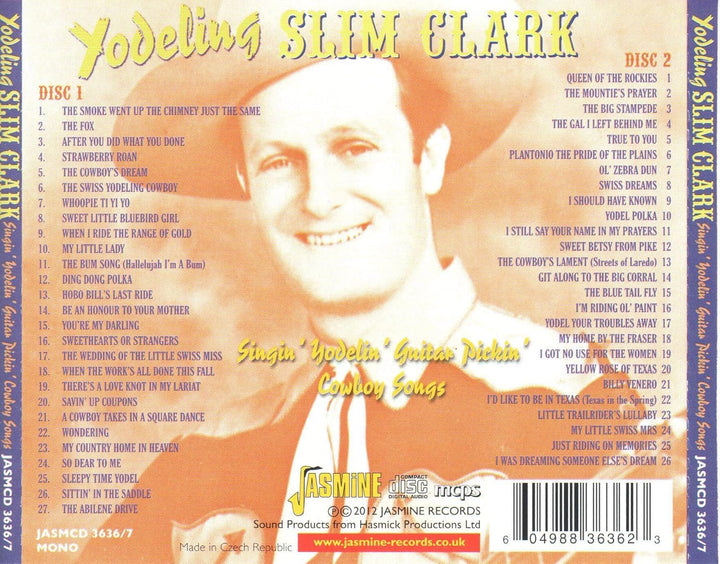 Slim Whitman - Singin' Yodelin' Guitar Pickin' Cowboy Songs [Audio CD]