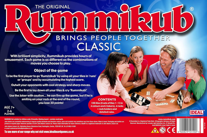 Ideal Rummikub Classic Numbers Strategy Game