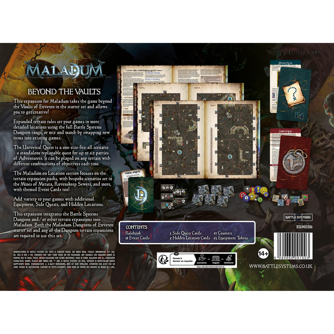 Battle Systems Maladum Beyond The Vaults Expansion (228917)