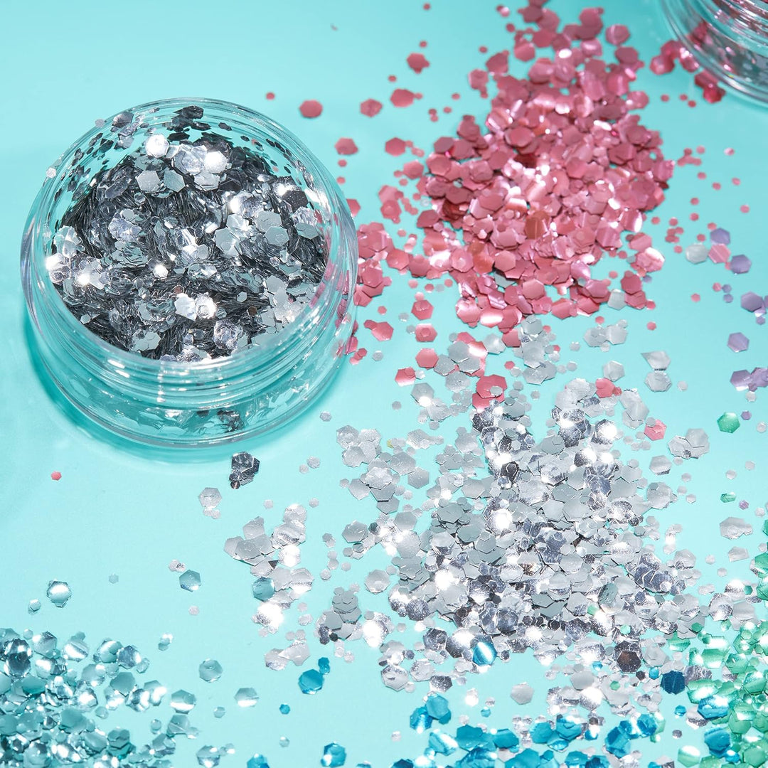 Moon Glitter - Biodegradable Eco Chunky Glitter Cosmetic Bio Glitter (G13825)