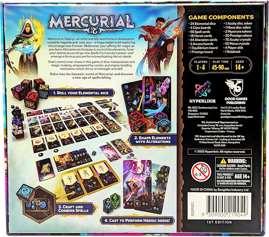 Good Games Publishing Mercurial Strategy Board Game (230056)