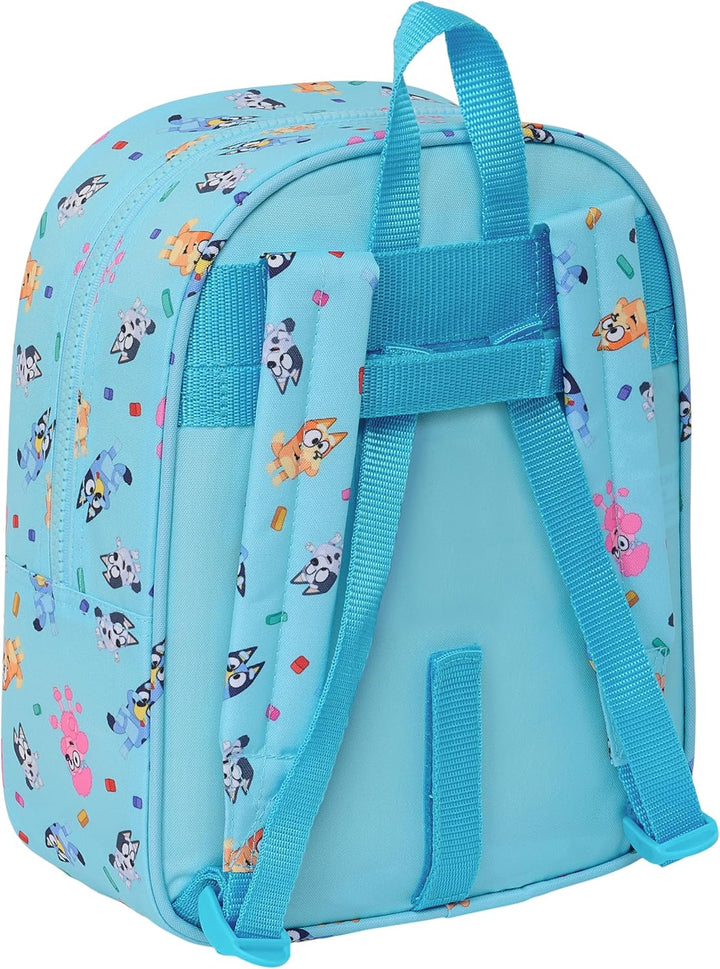 Safta Blue Children's Backpack, School Backpack, Adaptable to Pram (M232-612433232)