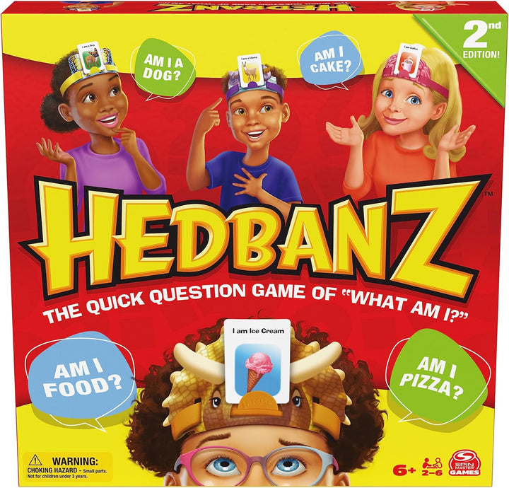 Spin Master Hedbanz 2nd Edition Picture Guessing Board Game