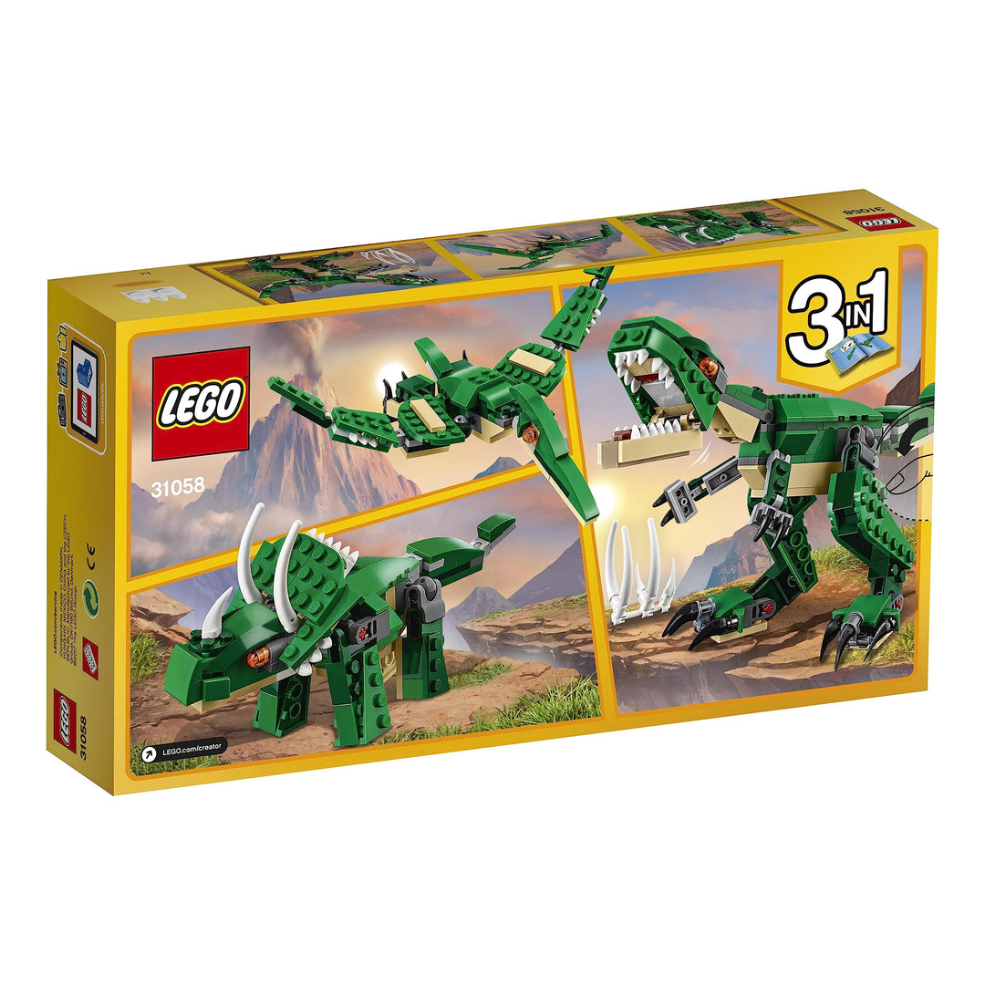 LEGO Creator Mighty Dinosaurs 3-in-1 Building Set - T-Rex, Triceratops & Pterodactyl