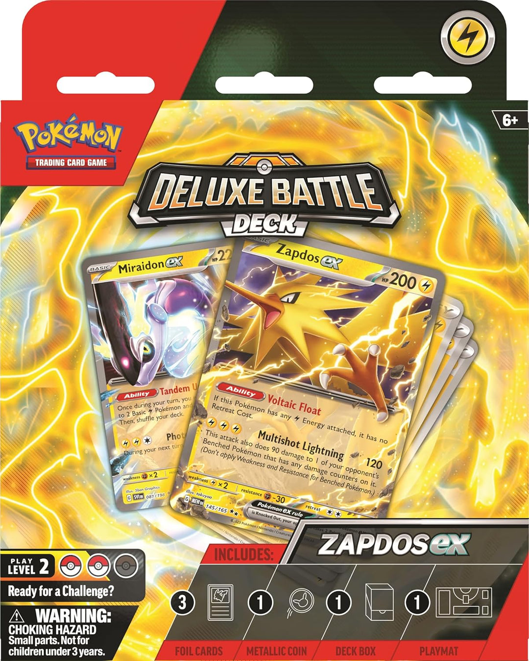 Pokémon TCG: Ninetales ex/Zapdos ex Deluxe Battle Deck (290-85600)