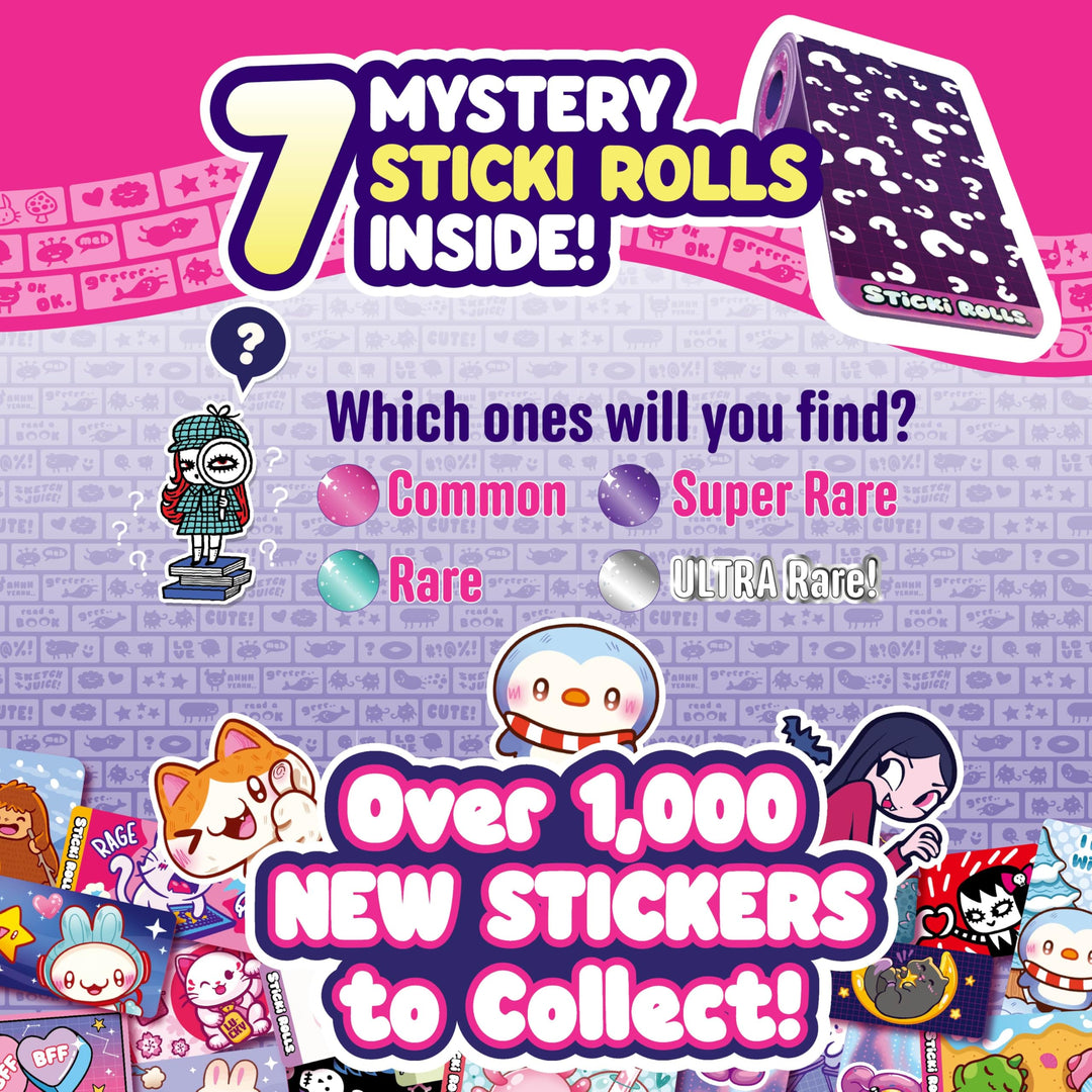 Sky Castle Sticki Rolls Series 2 - Wearable & Shareable Holographic Sticker Book