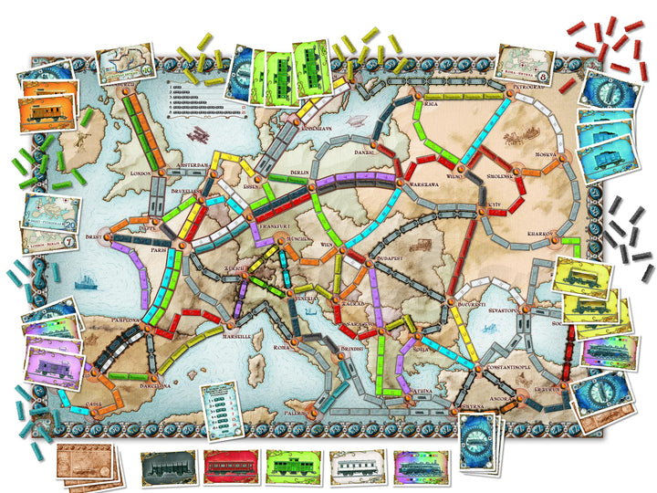Days of Wonder Ticket to Ride Europe Board Game