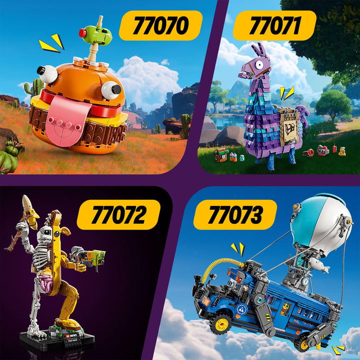 LEGO Fortnite Durrr Burger Building Set 77070 - Collectible Video Game Character Model for Kids 9+