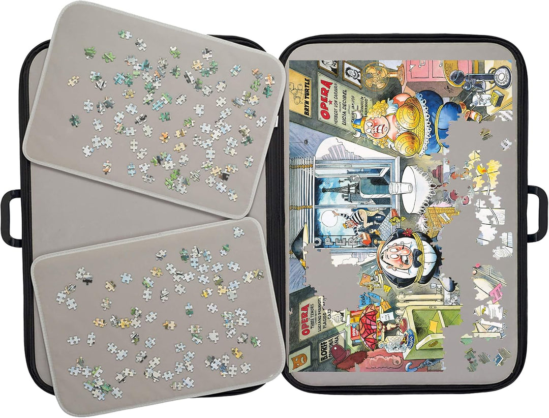 Jumbo Portapuzzle Deluxe - 1000-Piece Jigsaw Puzzle Storage & Transport Case