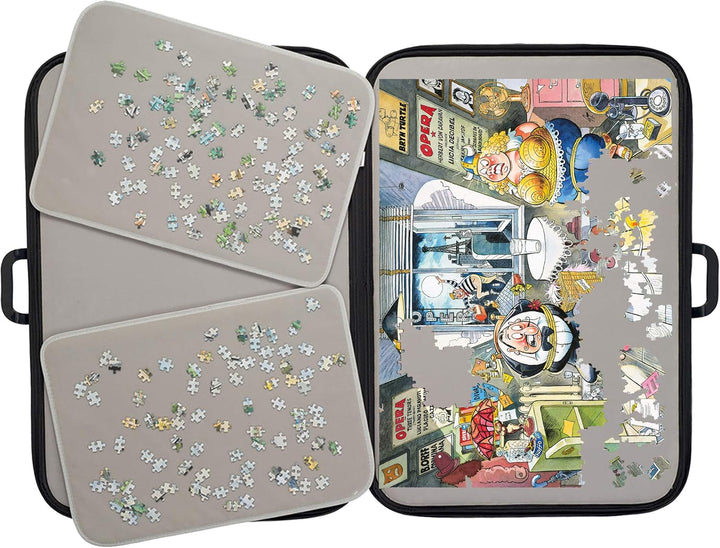 Jumbo Portapuzzle Deluxe - 1000-Piece Jigsaw Puzzle Storage & Transport Case