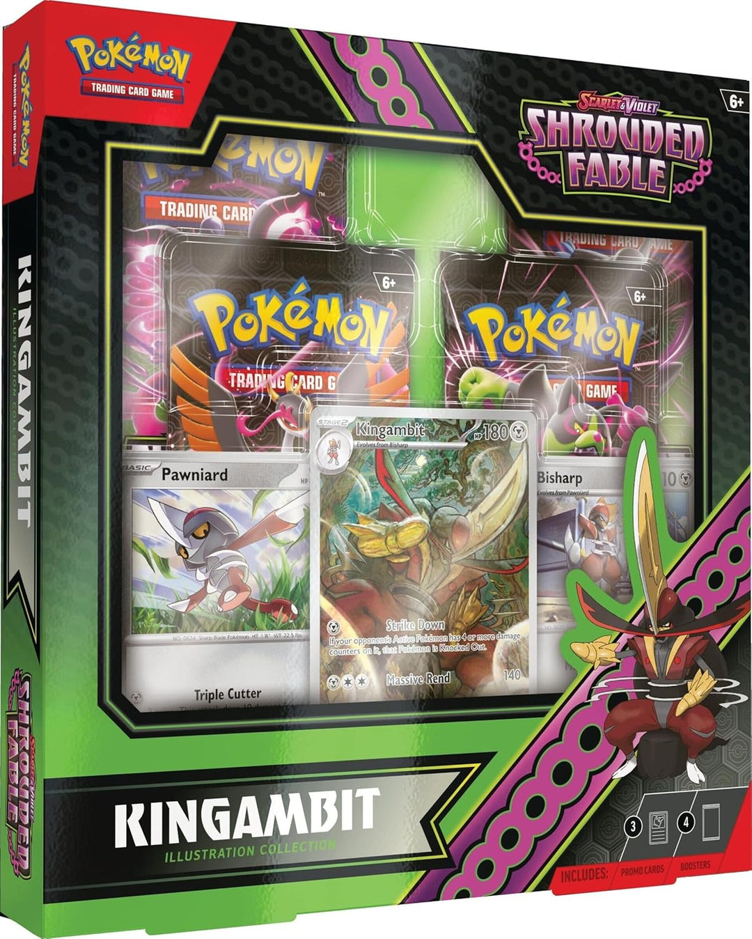 Pokémon Scarlet & Violet—Shrouded Fable Kingambit Illustration Collection (Kingambit Illustration Collection)