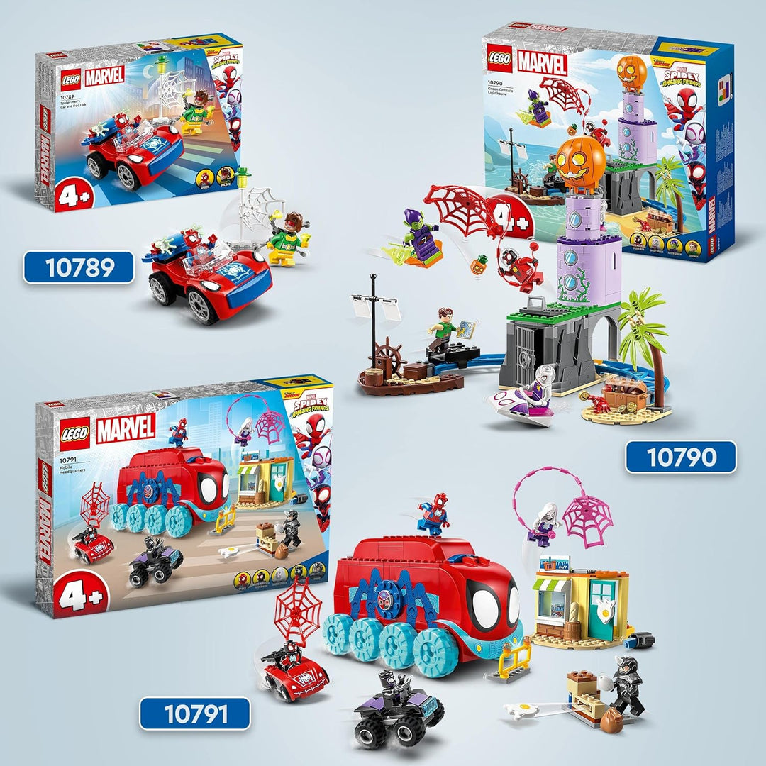 LEGO 10789 Marvel Spider-Man's Car and Doc Ock Playset - Building Toy for Kids 4+