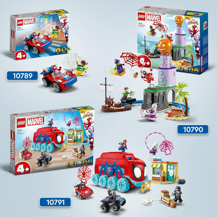 LEGO 10789 Marvel Spider-Man's Car and Doc Ock Playset - Building Toy for Kids 4+