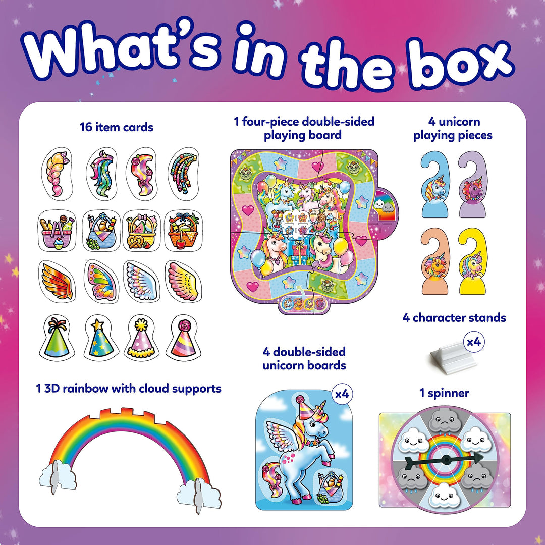 Orchard Toys Unicorn Fun Game 3-in-1 Board Game