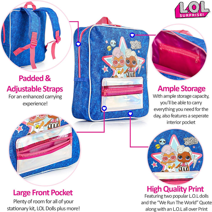 L.O.L. Surprise! Multicolor Themed Pocket Backpack (NI-420-050)